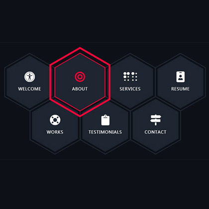 CSS3+BootStrap超炫圖標(biāo)導(dǎo)航菜單特效代碼