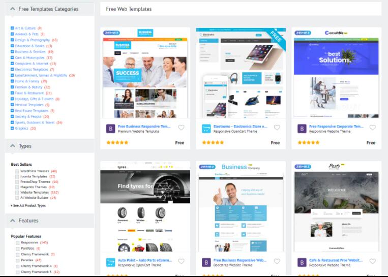 網(wǎng)站模板免費下載平臺